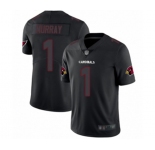 Men's Arizona Cardinals #1 Kyler Murray Limited Black Rush Impact Football Jersey