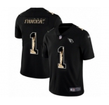Men's Arizona Cardinals #1 Kyler Murray Limited Black Statue of Liberty Football Jersey