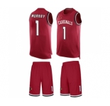 Men's Arizona Cardinals #1 Kyler Murray Limited Red Tank Top Suit Football Jersey