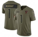 Men's Arizona Cardinals #1 Kyler Murray Olive 2025 F.U.S.E. Salute to Service Limited Football Stitched Jersey