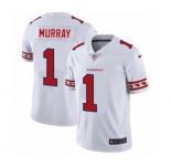 Men's Arizona Cardinals #1 Kyler Murray White Team Logo Cool Edition Jersey