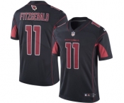 Men's Arizona Cardinals #11 Larry Fitzgerald Nike Black Color Rush Limited Jersey