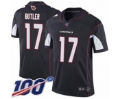 Men's Arizona Cardinals #17 Hakeem Butler Black Alternate Vapor Untouchable Limited Player 100th Season Football Jersey