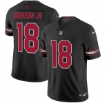 Men's Arizona Cardinals #18 Marvin Harrison Jr Black 2024 Draft F.U.S.E. Vapor Untouchable Limited Stitched Football Jersey