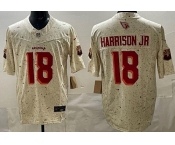 Men's Arizona Cardinals #18 Marvin Harrison Jr Limited Cream Rivalries FUSE Vapor Jersey