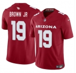 Men's Arizona Cardinals #19 Anthony Brown JR Red 2024 F.U.S.E. Vapor Untouchable Limited Stitched