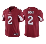 Men's Arizona Cardinals #2 Marquise Brown Red Vapor Untouchable Limited Stitched Jersey
