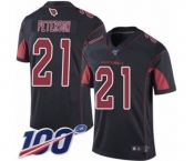 Men's Arizona Cardinals #21 Patrick Peterson Limited Black Rush Vapor Untouchable 100th Season Football Jersey