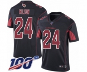 Men's Arizona Cardinals #24 Adrian Wilson Limited Black Rush Vapor Untouchable 100th Season Football Jersey