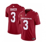 Men's Arizona Cardinals #3 Budda Baker Red 2023 F.U.S.E. With 4-Star C Patch Vapor Untouchable F.U.S.E. Limited Football Stitched Jersey