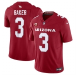 Men's Arizona Cardinals #3 Budda Baker Red 2024 F.U.S.E. With 4-Star C Patch Vapor Untouchable Limited Football Stitched Jersey