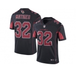 Men's Arizona Cardinals #32 Tyrann Mathieu Nike Black Color Rush Limited Jersey