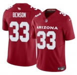 Men's Arizona Cardinals #33 Trey Benson Red 2024 F.U.S.E. Vapor Untouchable Limited Football Stitched Jersey