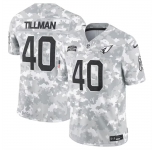 Men's Arizona Cardinals #40 Pat Tillman 2024 Arctic Camo Salute To Service Limited Stitched Football Jersey