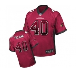 Men's Arizona Cardinals #40 Pat Tillman Red Drift Fashion Football Jersey