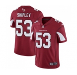 Men's Arizona Cardinals #53 A.Q. Shipley Red Team Color Vapor Untouchable Limited Player Football Jersey