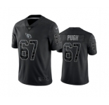Men's Arizona Cardinals #67 Justin Pugh Black Reflective Limited Stitched Football Jersey
