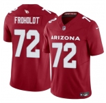 Men's Arizona Cardinals #72 Hjalte Froholdt Red 2025 F.U.S.E. Vapor Untouchable Limited Football Stitched Jersey