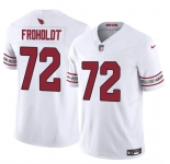 Men's Arizona Cardinals #72 Hjalte Froholdt White 2025 F.U.S.E. Vapor Untouchable Limited Football Stitched Jersey