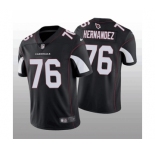 Men's Arizona Cardinals #76 Will Hernandez Black Vapor Untouchable Stitched Football Jersey