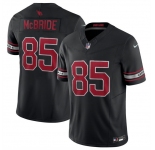 Men's Arizona Cardinals #85 Trey McBride Black 2024 F.U.S.E. Vapor Untouchable Limited Stitched Jersey