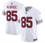Men's Arizona Cardinals #85 Trey McBride White 2024 F.U.S.E. Vapor Untouchable Limited Stitched Jersey
