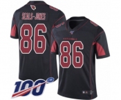 Men's Arizona Cardinals #86 Ricky Seals-Jones Limited Black Rush Vapor Untouchable 100th Season Football Jersey