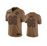 Men's Arizona Cardinals #86 Zach Ertz 2023 Brown Salute To Service Limited Football Stitched Jersey