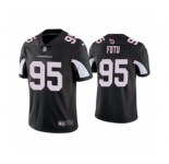 Men's Arizona Cardinals #95 Leki Fotu Black Vapor Untouchable Limited Stitched Football Jersey