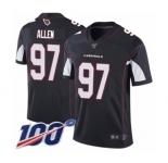 Men's Arizona Cardinals #97 Zach Allen Black Alternate Vapor Untouchable Limited Player 100th Season Football Jersey