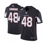 Men's Cardinals #48 Isaiah Simmons Black Alternate Stitched Football Vapor Untouchable Limited Jersey