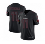 Men's Nike Arizona Cardinals #11 Larry Fitzgerald Limited Black Rush Impact NFL Jersey
