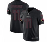 Men's Nike Arizona Cardinals #11 Larry Fitzgerald Limited Black Rush Impact NFL Jersey