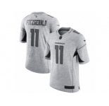 Men's Nike Arizona Cardinals #11 Larry Fitzgerald Limited Gray Gridiron II NFL Jersey