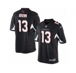 Men's Nike Arizona Cardinals #13 Jaron Brown Limited Black Alternate NFL Jersey