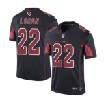 Men's Nike Arizona Cardinals #22 T. J. Logan Limited Black Rush Vapor Untouchable NFL Jersey