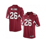 Men's Nike Arizona Cardinals #26 Brandon Williams Limited Red Team Color NFL Jersey
