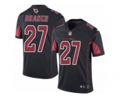 Men's Nike Arizona Cardinals #27 Tyvon Branch Limited Black Rush NFL Jersey