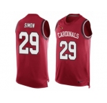 Men's Nike Arizona Cardinals #29 Tharold Simon Limited Red Player Name & Number Tank Top NFL Jersey