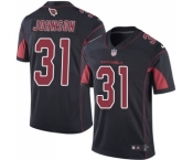 Men's Nike Arizona Cardinals #31 David Johnson Limited Black Rush Vapor Untouchable NFL Jersey