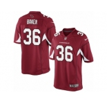 Men's Nike Arizona Cardinals #36 Budda Baker Limited Red Team Color NFL Jersey