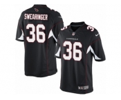 Men's Nike Arizona Cardinals #36 D. J. Swearinger Limited Black Alternate NFL Jersey
