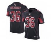 Men's Nike Arizona Cardinals #36 D. J. Swearinger Limited Black Rush NFL Jersey