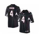 Men's Nike Arizona Cardinals #4 Phil Dawson Limited Black Alternate NFL Jersey
