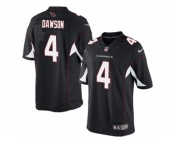 Men's Nike Arizona Cardinals #4 Phil Dawson Limited Black Alternate NFL Jersey