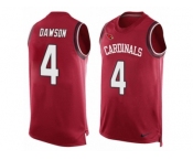 Men's Nike Arizona Cardinals #4 Phil Dawson Limited Red Player Name & Number Tank Top NFL Jersey