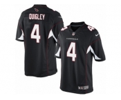 Men's Nike Arizona Cardinals #4 Ryan Quigley Limited Black Alternate NFL Jersey