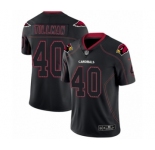 Men's Nike Arizona Cardinals #40 Pat Tillman Limited Lights Out Black Rush NFL Jersey