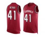 Men's Nike Arizona Cardinals #41 Antoine Bethea Limited Red Player Name & Number Tank Top NFL Jersey