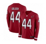 Men's Nike Arizona Cardinals #44 Markus Golden Limited Red Therma Long Sleeve NFL Jersey